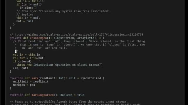 Finishing the scala BufferedInputStream смотреть онлайн