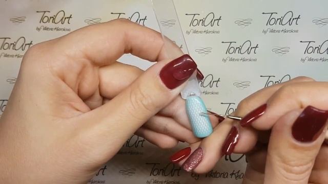 Рисуем экспресс дизайн аэрографом. Дизайн ногтей гель-лаками. смотреть онлайн