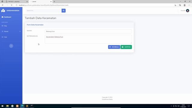 Sistem Informasi Geografis Dana Desa Menggunakan Laravel 8 dan MongoDB смотреть онлайн
