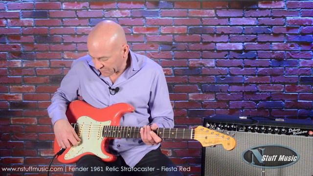 Fender 1961 Relic Stratocaster - Fiesta Red | N Stuff Music смотреть онлайн