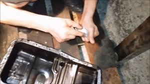 Замена прокладки поддона Honda CRV /Replacement of laying of the pallet Honda CRV