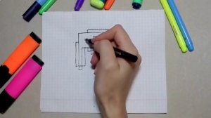 Как нарисовать КИРКУ ИЗ МАЙНКРАФТА по клеточкам - How to draw a pickaxe on the c