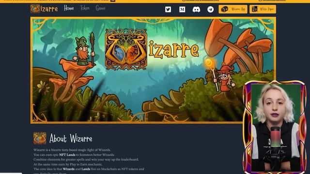 Wizarre - забавная Play 2 Earn игра, напоминает классические игры из серии Worms смотреть онлайн