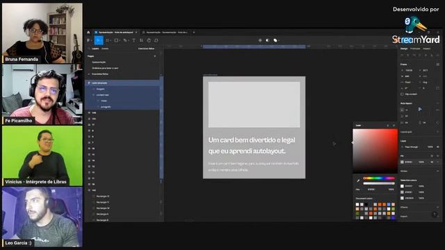 Aula prática de Auto Layout no Figma com Leo Garcia смотреть онлайн