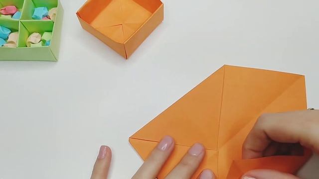 КАК СДЕЛАТЬ ПРОСТУЮ КОРОБОЧКУ ОРИГАМИ | Simple Origami Box