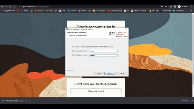 How to install Oracle Database 21c XE on Windows смотреть онлайн