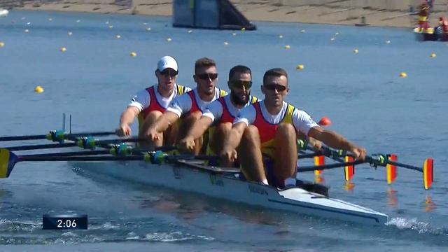 2023 World Rowing Championships - Men's Quadruple Sculls B-Final - Olympic Qualification смотреть онлайн