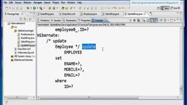 Hibernate Tutorial How to select,update and delete a record using the hibernate framework1 смотреть онлайн