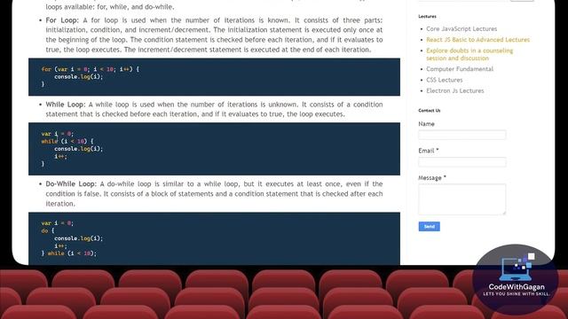 Loops | Iterative Control Instructions | Core JavaScript Tutorials | Hindi смотреть онлайн