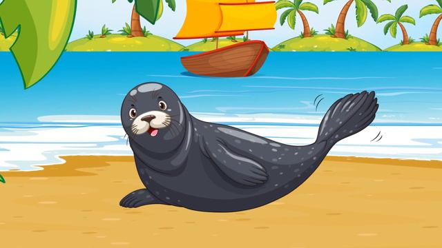 Sea Animals | Kids vocabulary | Learn English for Beginners | English educational video смотреть онлайн