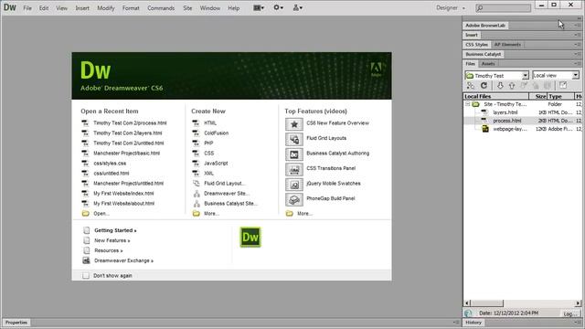 1 - Introduction to Dreamweaver Tutorial (CS6) смотреть онлайн