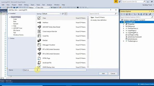 10. Selenium 2018 Tutorial using C# Visual Studio: PageFactory with Page Object Model(POM) смотреть онлайн