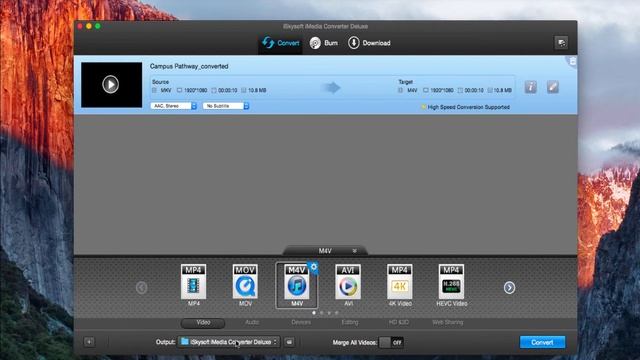 iSkysoft iMedia Converter Deluxe- How to Convert and Import MKV Files to iTunes on Mac смотреть онлайн
