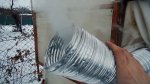 Самодельная печка из ведра.  Печь для палатки.