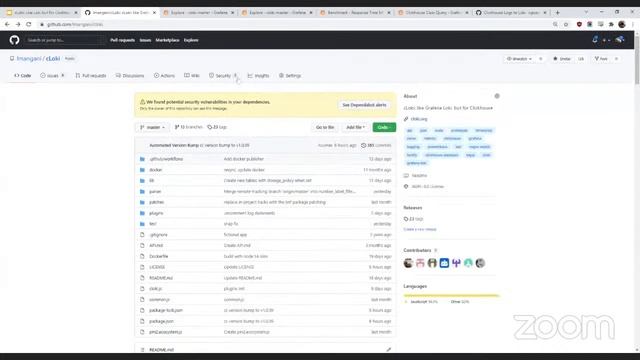 October ClickHouse Bay Area Meetup -- CLoki, Streaminy, and JSON! смотреть онлайн