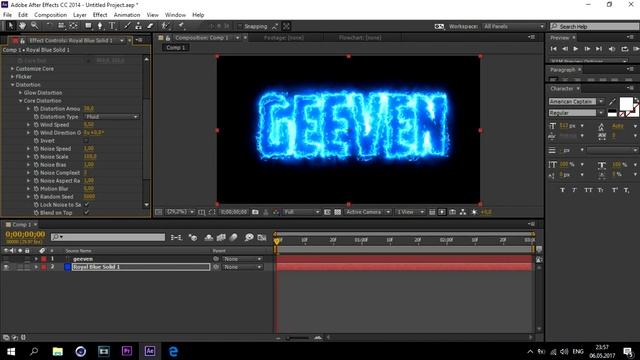 КАК СДЕЛАТЬ КРУТОЕ ИНТРО В ADOBE AFTER EFFECTS БЫСТРО И ПРОСТО смотреть онлайн