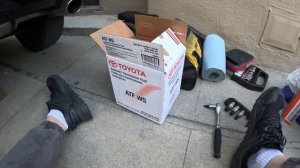 Обслуживание гибрида Toyota Rav4 XA50/ замена масла в трансмиссии и в электромоторе