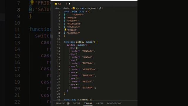 Replace switch case with object смотреть онлайн