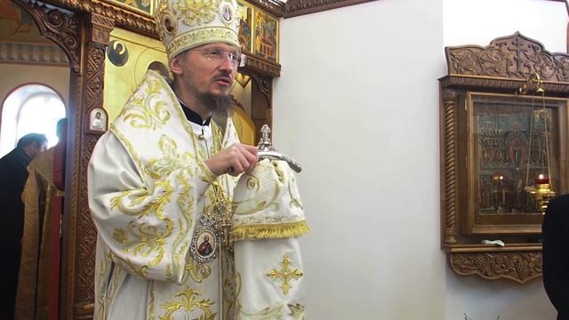 Митрополит Вениамин возглавил престольное торжество Никольского храма микрорайона Сокол г. Минска смотреть онлайн