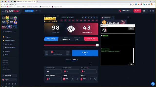 Super script for playing dice with withdrawal to binance смотреть онлайн
