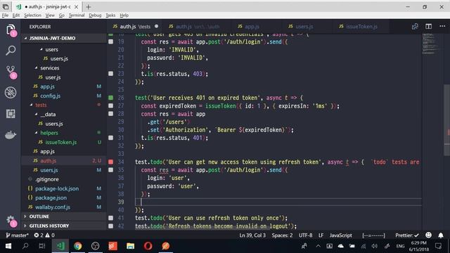JWT. Часть 3. Сервер