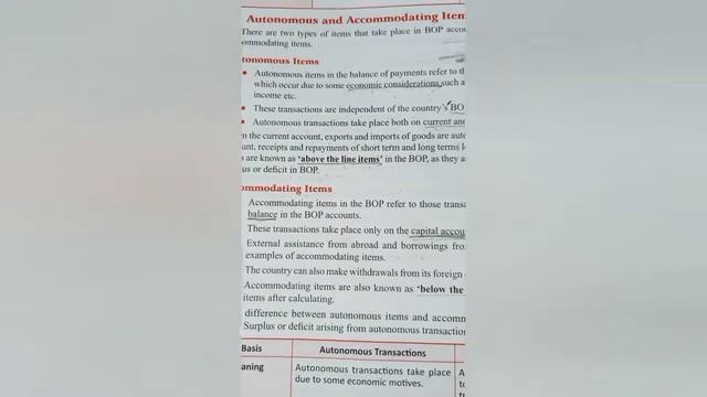 Macroeconomics l Class-12 l CBSE l Autonomous & Accommodating Transactions смотреть онлайн