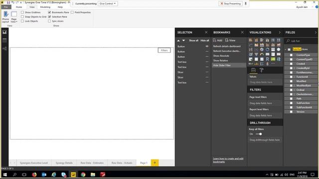 Power BI - Create Bookmark Filter смотреть онлайн