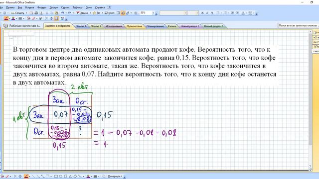 Вероятность Задача про два торговых автомата, которые продают кофе смотреть онлайн