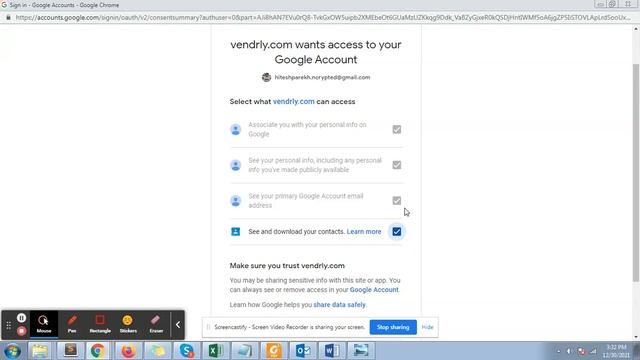 Oauth request for People API access смотреть онлайн