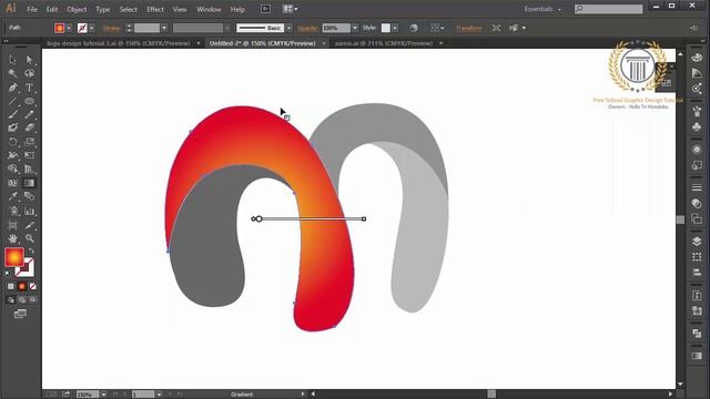 How to Create 3D Letter Logo - illustrator logo design tutorial - No CorelDraw X7 | X8 смотреть онлайн