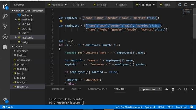 C3 - Nodejs and JSON смотреть онлайн