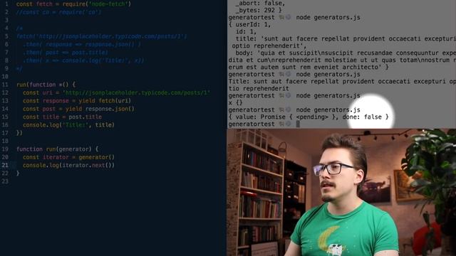Generators in JavaScript - What, Why and How - FunFunFunction #34 смотреть онлайн
