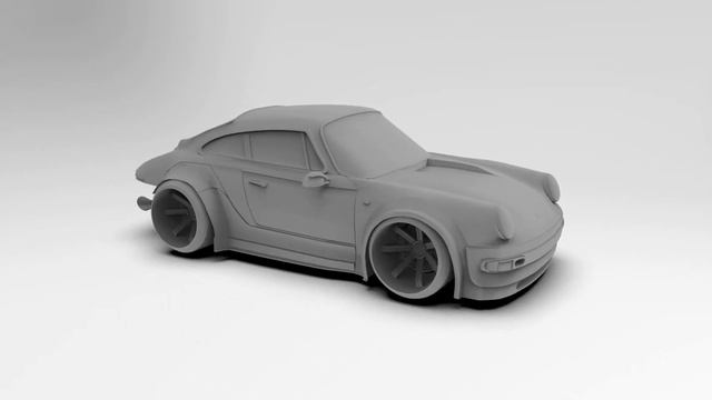 Porsche 3d Model Occlusion