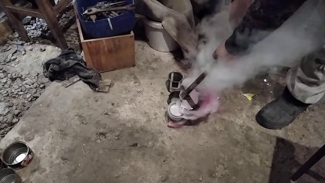 Плавка алюминия в гаражеалюминий