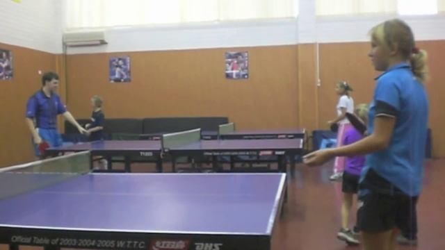 Эмма Панёва - 2 месяца тренировок в настольный теннис. смотреть онлайн