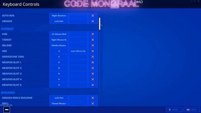 НАСТРОЙКИ ПРО ИГРОКОВ В ФОРТНАЙТ. JAMSIDE, MONGRAAL, PATE1K, FREEMOK