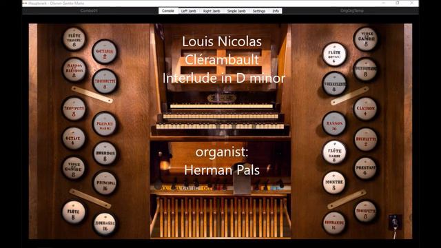 Louis Nicolas Clérambault Interlude in D minor (hauptwerk Oloron) смотреть онлайн