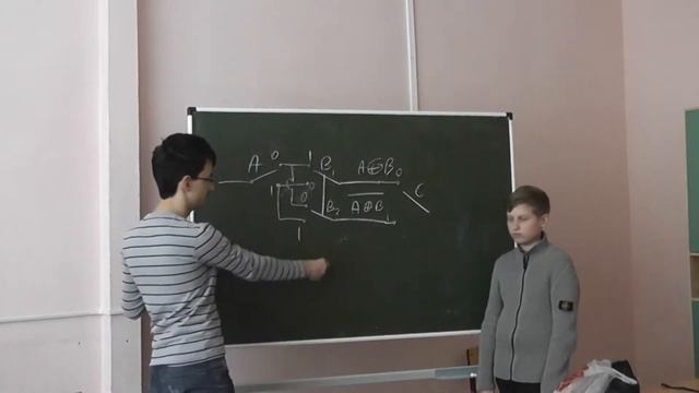 Схема сумматора из переключателей смотреть онлайн