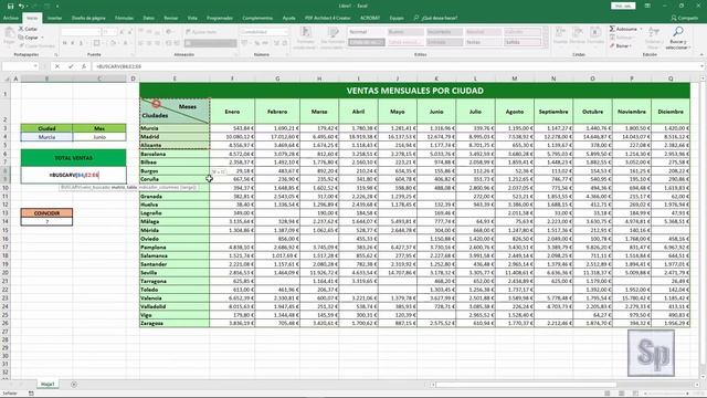 Buscar por fila y columna. Función BUSCARV + COINCIDIR en Excel смотреть онлайн