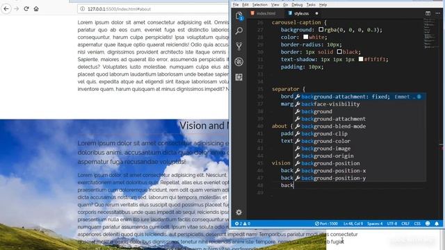 Bootstrap 4 project - Building Single page website template - Part 4 смотреть онлайн