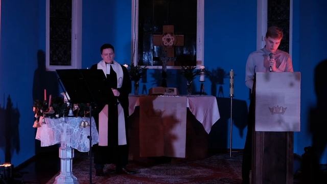 Богослужение Сочельник. Лютеранская Церковь г.Гродно смотреть онлайн