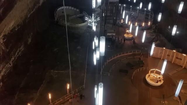 Salt Mine Salina Turda in Romania - Beautiful underground fun fair amusement parc смотреть онлайн