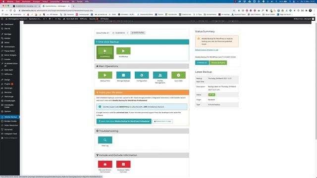 In 3 Schritten Backups in WordPress anlegen und sichern смотреть онлайн