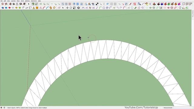 Different Ways to Create Curved Road on Terrain in SketchUp смотреть онлайн