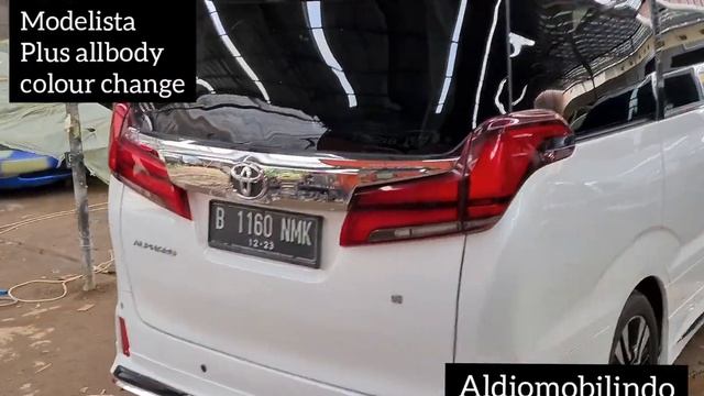 Alphard 2003-2008 Anh10 Convert/ Upgrade To 2020 Modelista Style..