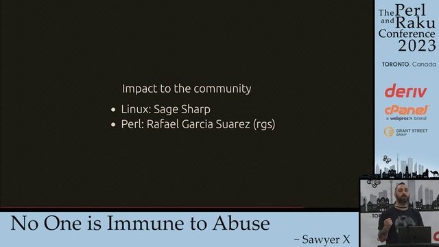 No One is Immune to Abuse - Sawyer X - TPRC 2023 смотреть онлайн