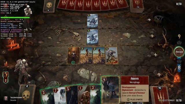 Gwent - The Witcher Card Game. Runing in Linux with Steam Proton смотреть онлайн