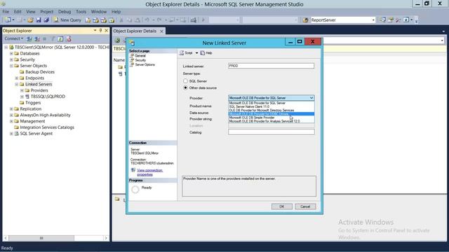 SQL Server DBA Tutorial 115-How to Create Linked server in SQL Server смотреть онлайн