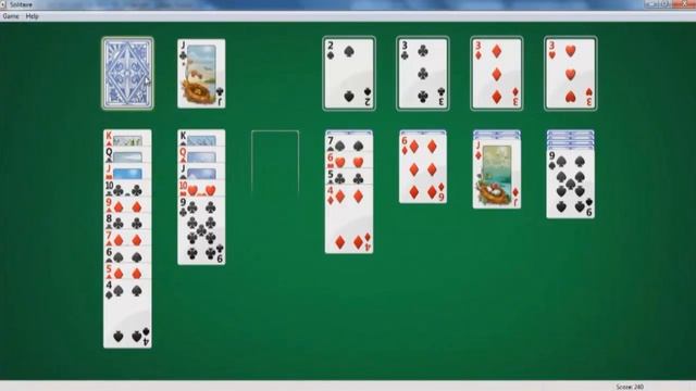 (Windows 7): Highest Score in Microsoft Solitaire - 745! *HD* Video 4 смотреть онлайн