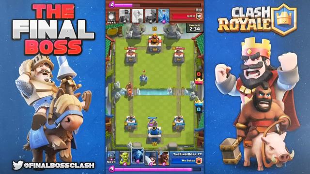 Executioner INSANE Stun l Hog Freeze Deck l Clash Royale смотреть онлайн